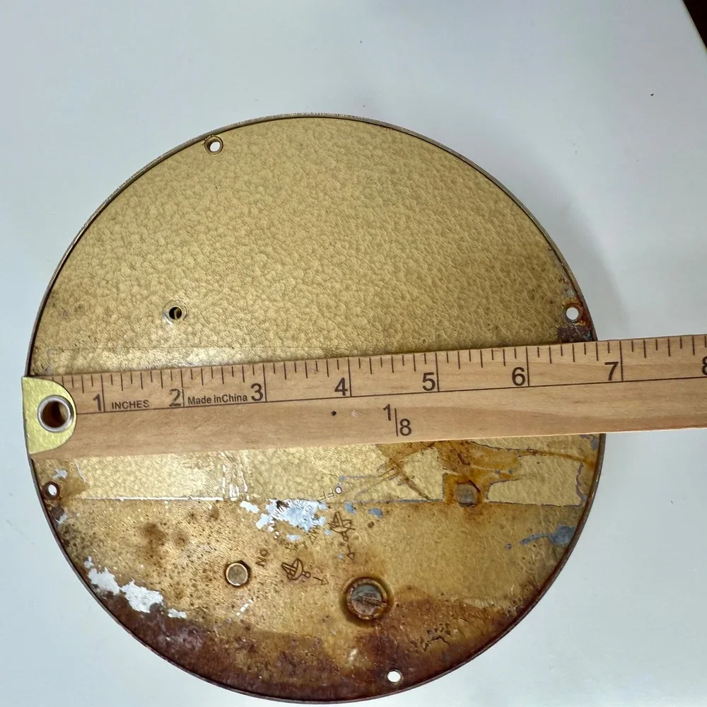 Schatz Brass Nautical Royal Ship's Clock antique Maritime Porthole Style German